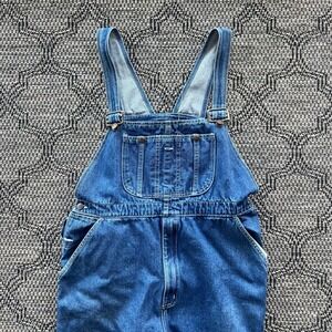 Vintage Sears Overalls Mens 40 Blue Wearmaster Workwear Denim Utility Carpenter